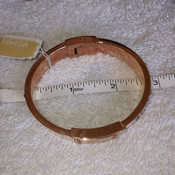 MK rose gold hinged bracelet - Picture 9 of 13